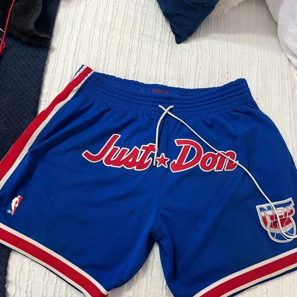 Just Don Authentic NJ Nets Basketball Shorts - Vintage.Great condition.
